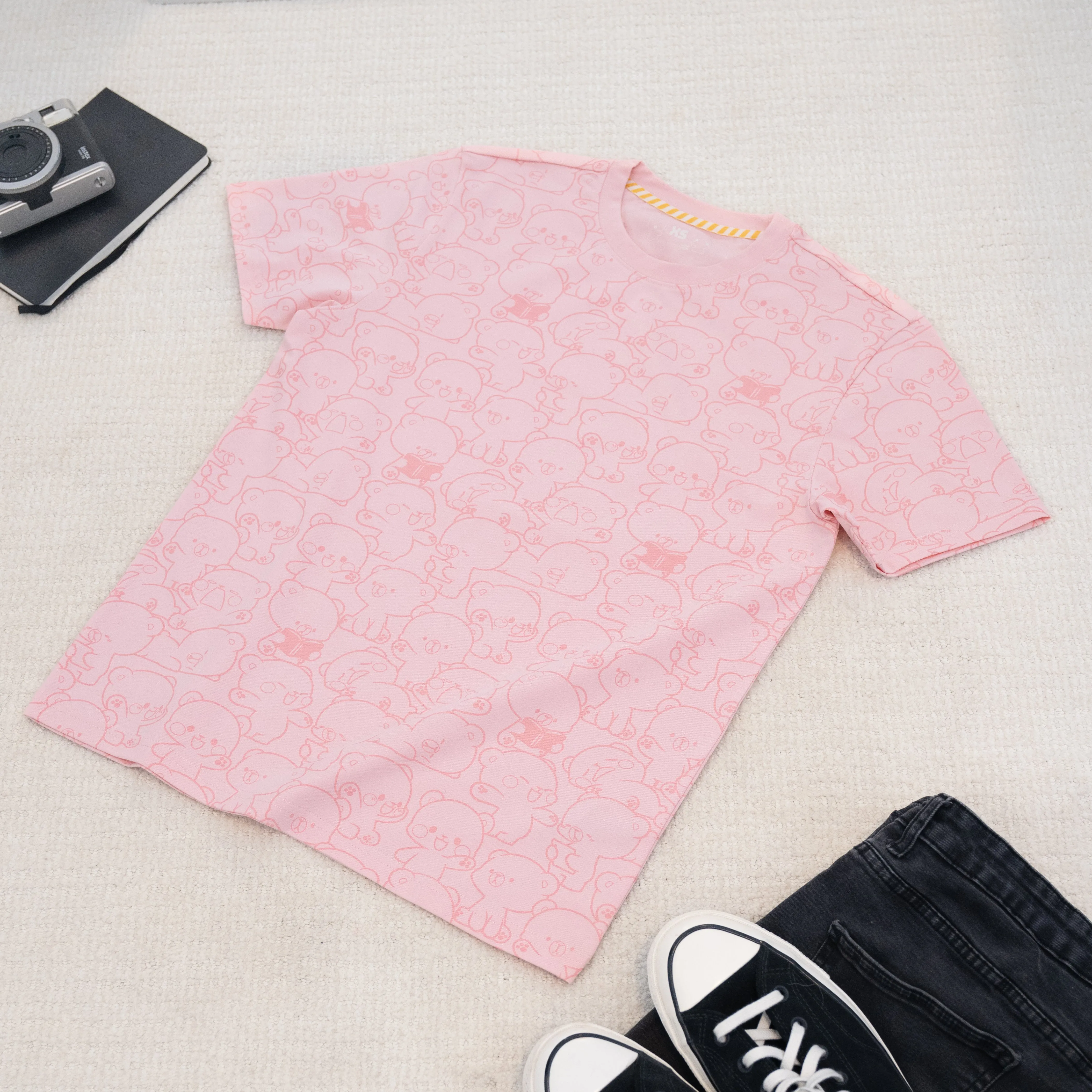 Giordano X Milk Mocha Bear: Daily Life Collage (Pink) sold by Milk Mocha Bear product image thumbnail 4