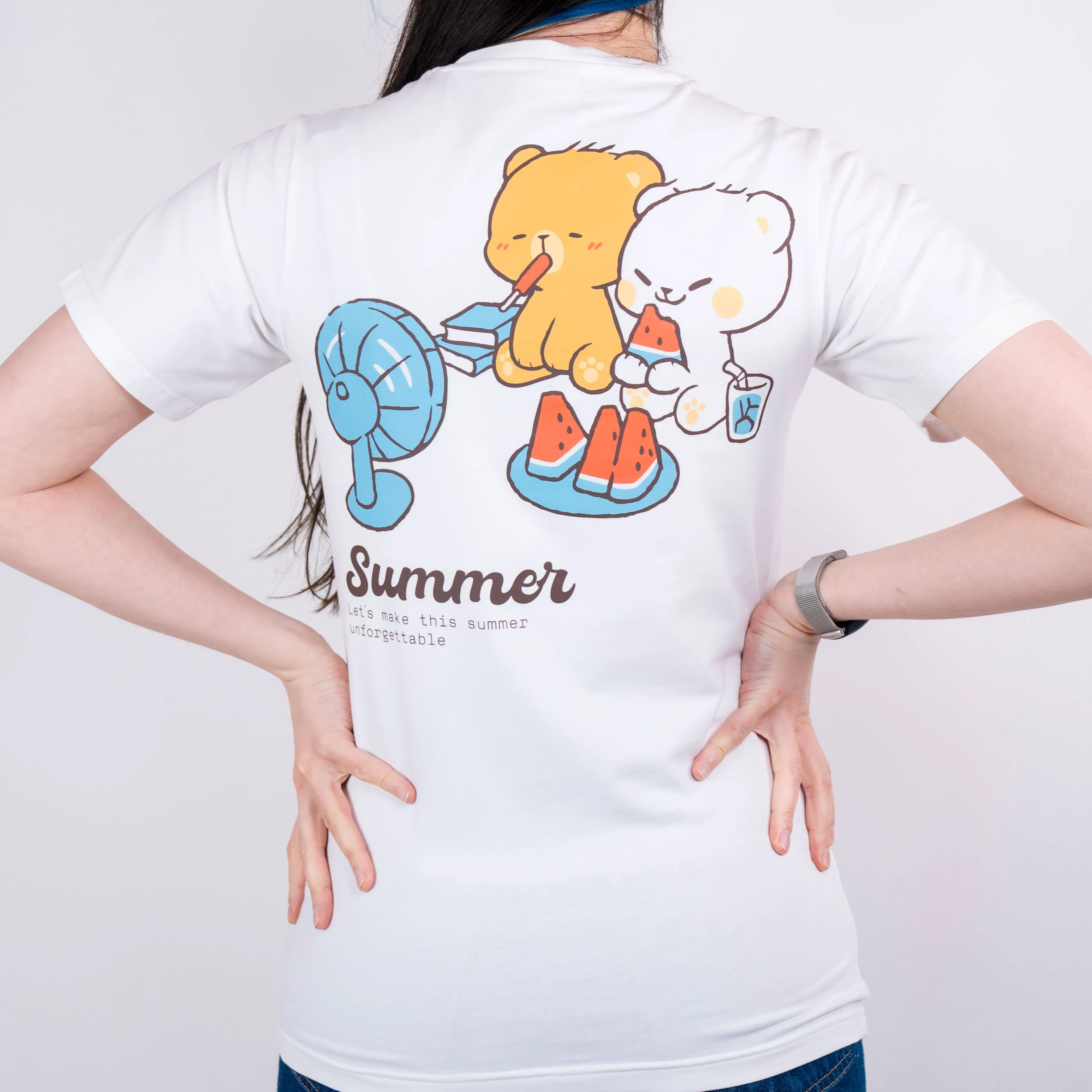 Summer Watermelon T-Shirt sold by Milk Mocha Bear product image thumbnail 4