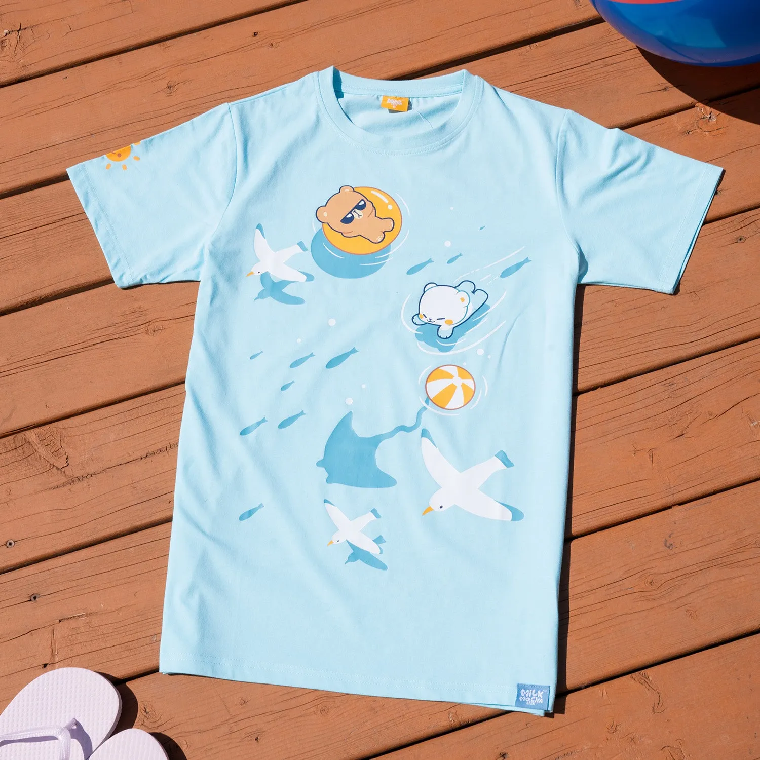 Ocean T-Shirt sold by Milk Mocha Bear product image thumbnail 3