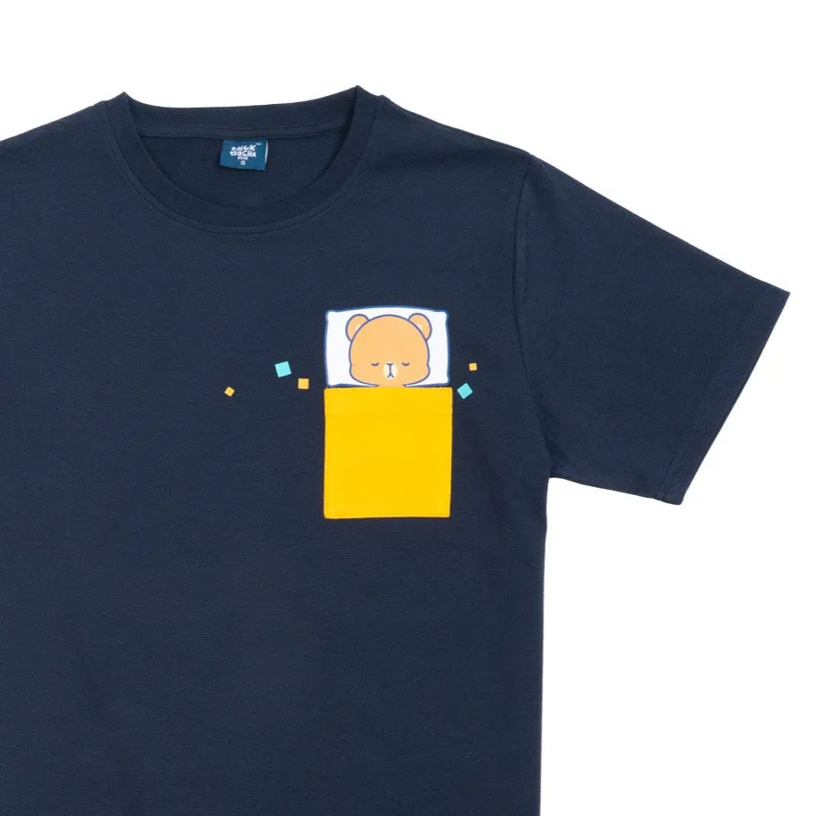 Sleeping Pocket Mocha T-shirt sold by Milk Mocha Bear product image thumbnail 2