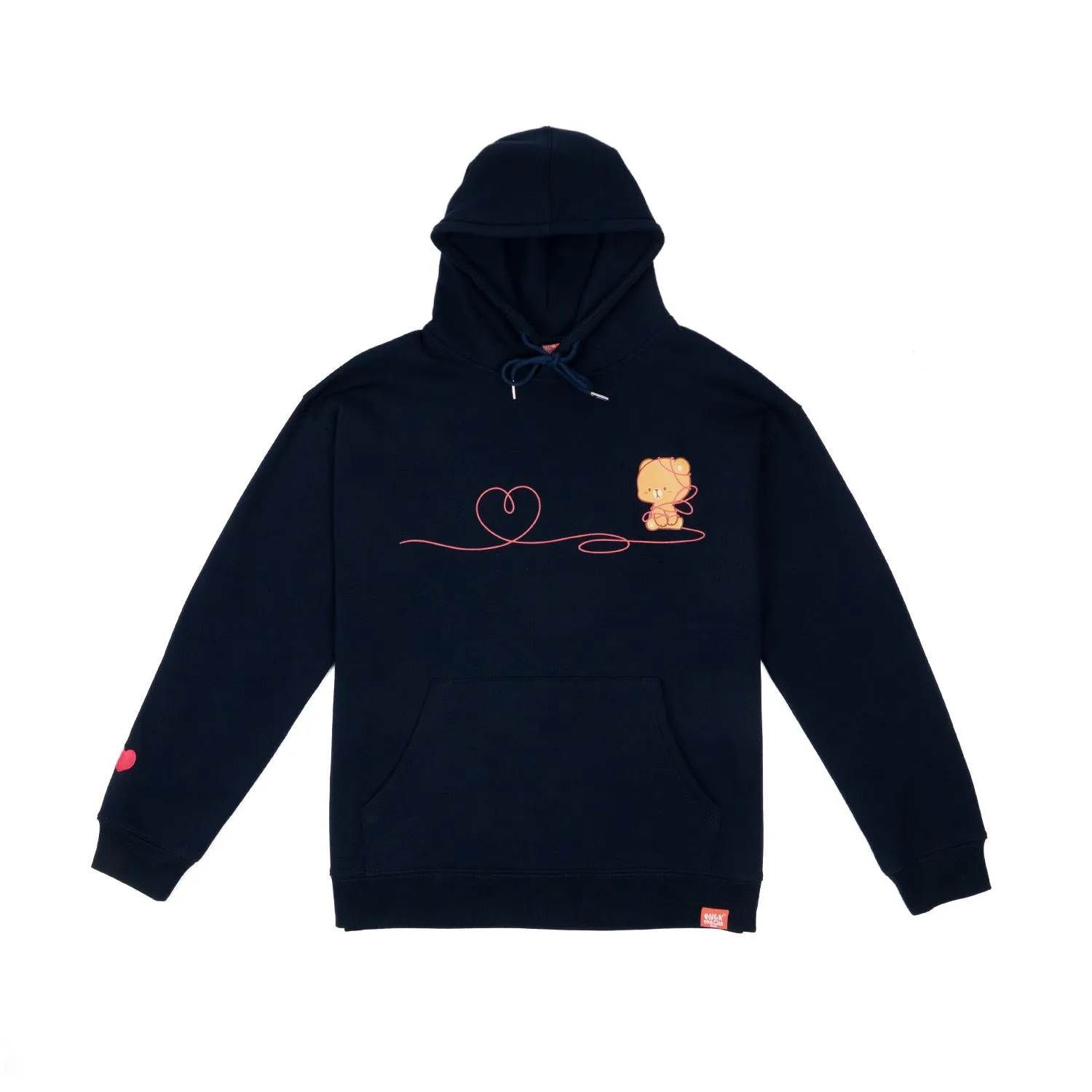 Red String Hoodie - Mocha sold by Milk Mocha Bear
