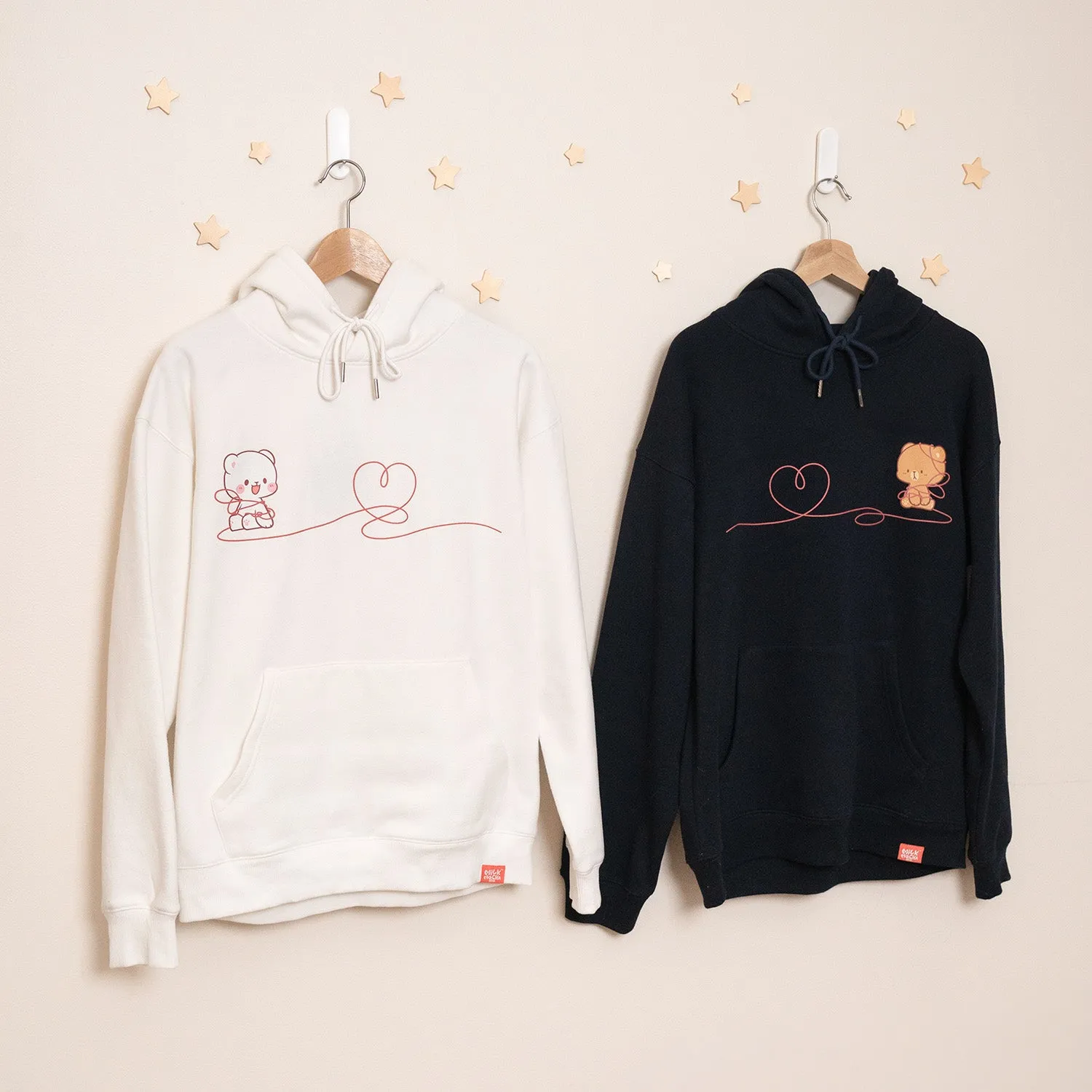 Red String Hoodie - Milk sold by Milk Mocha Bear product image thumbnail 5