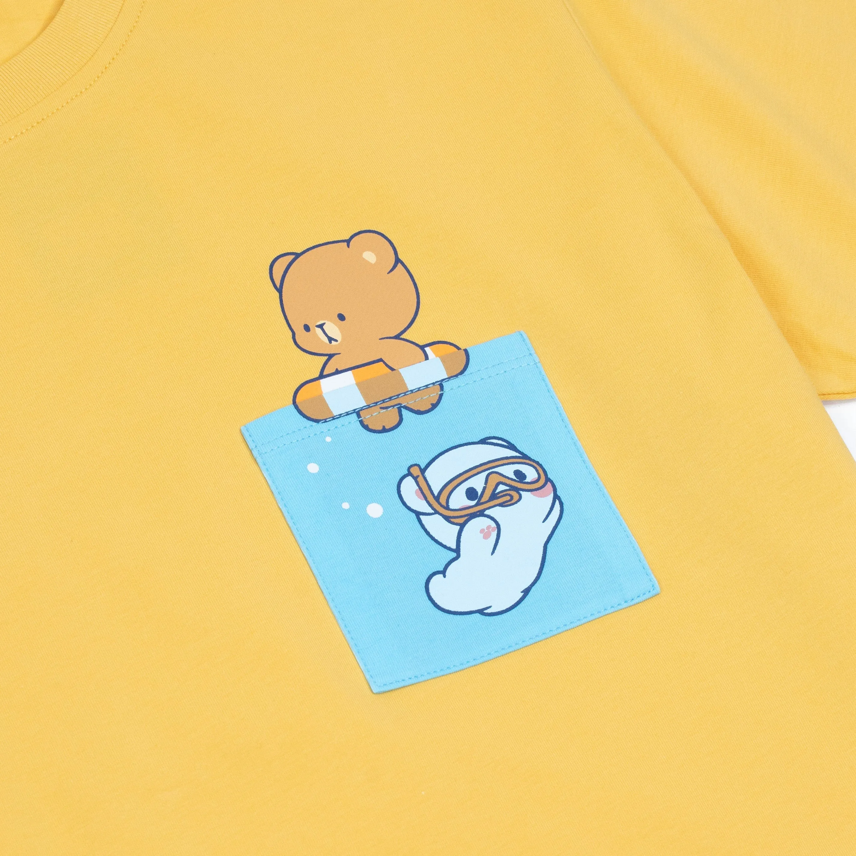 Swimming Pocket T-Shirt sold by Milk Mocha Bear product image thumbnail 2