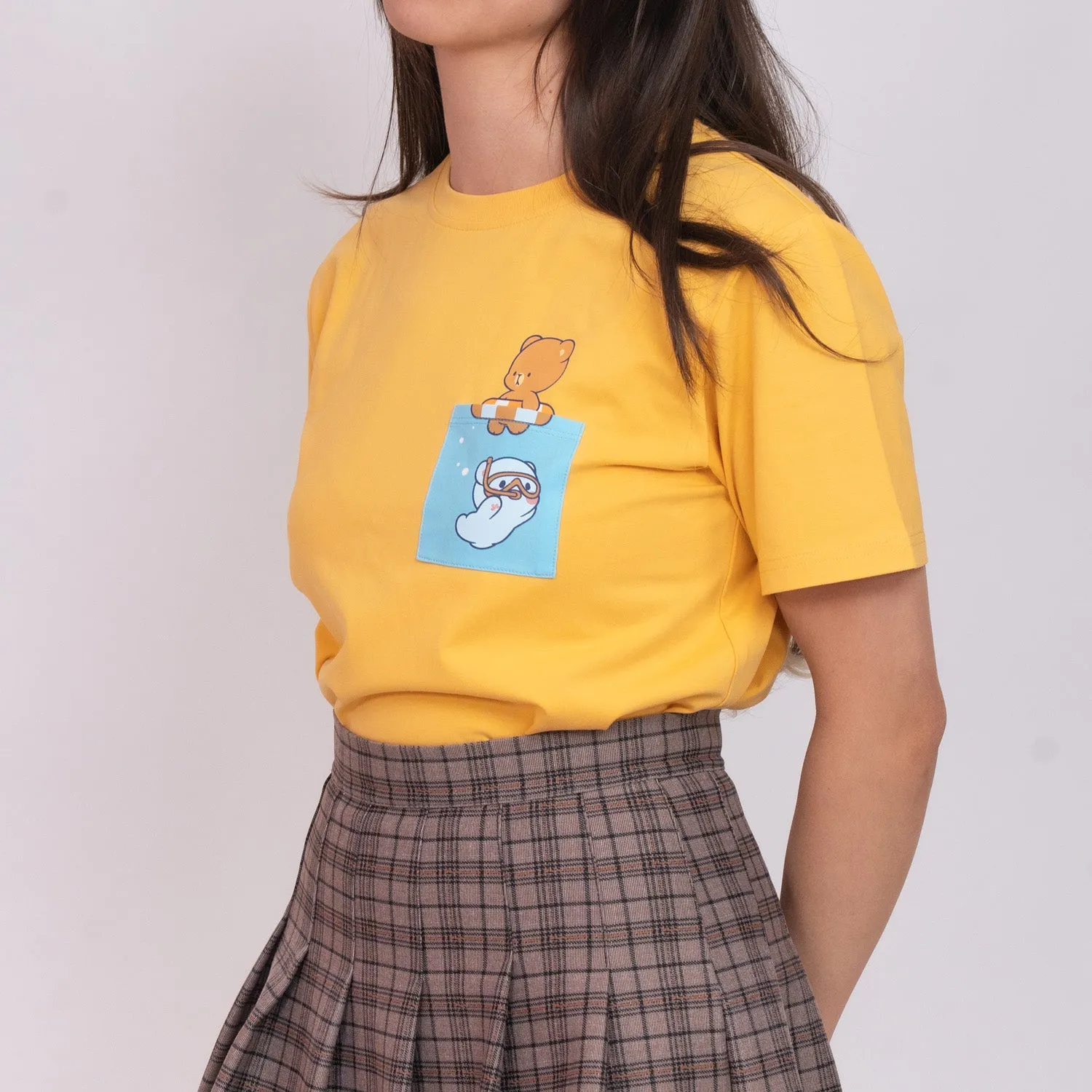 Swimming Pocket T-Shirt sold by Milk Mocha Bear product image thumbnail 5