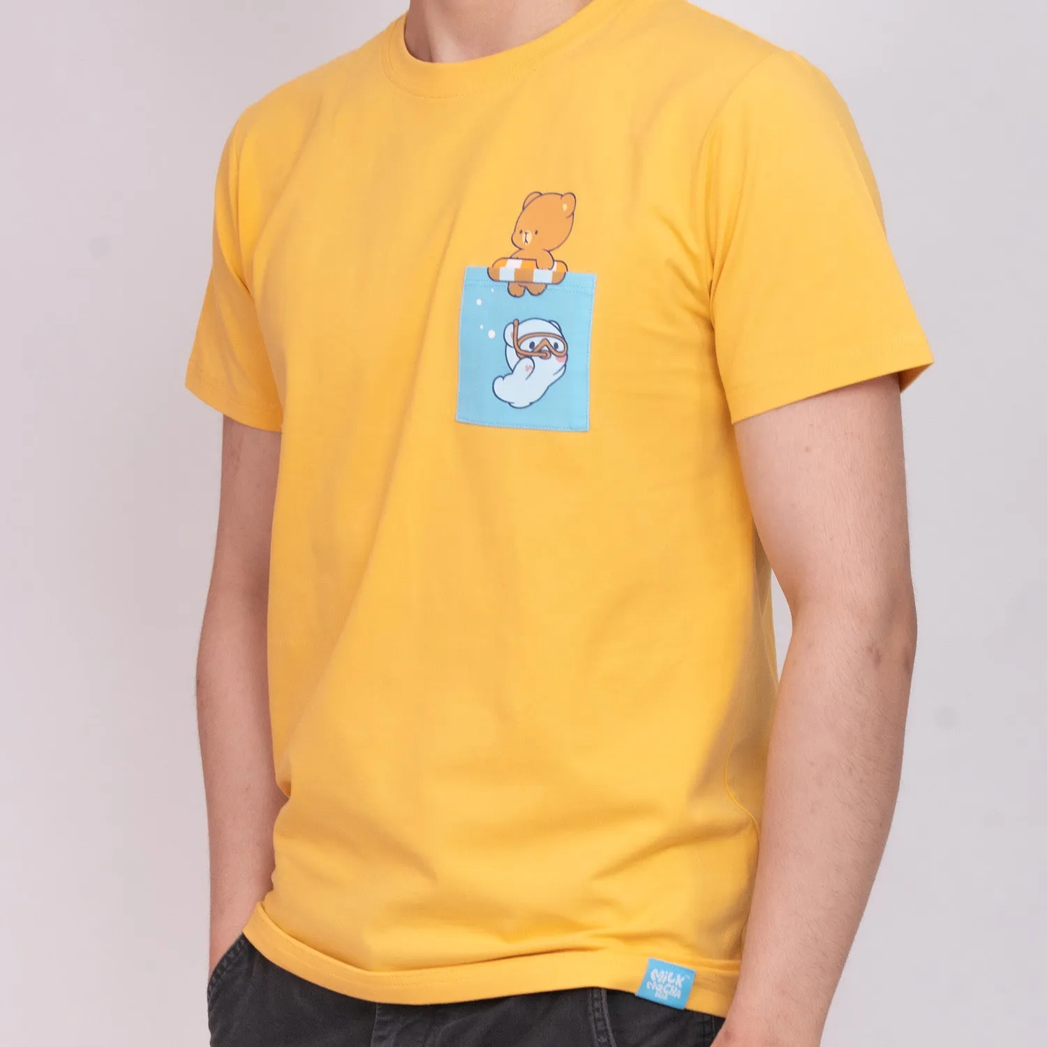 Swimming Pocket T-Shirt sold by Milk Mocha Bear product image thumbnail 4