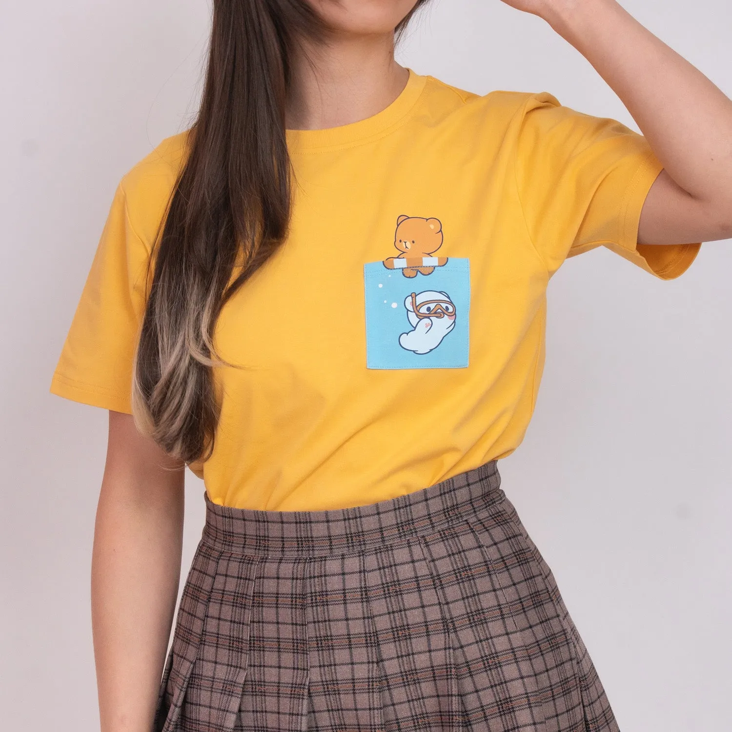 Swimming Pocket T-Shirt sold by Milk Mocha Bear product image thumbnail 3