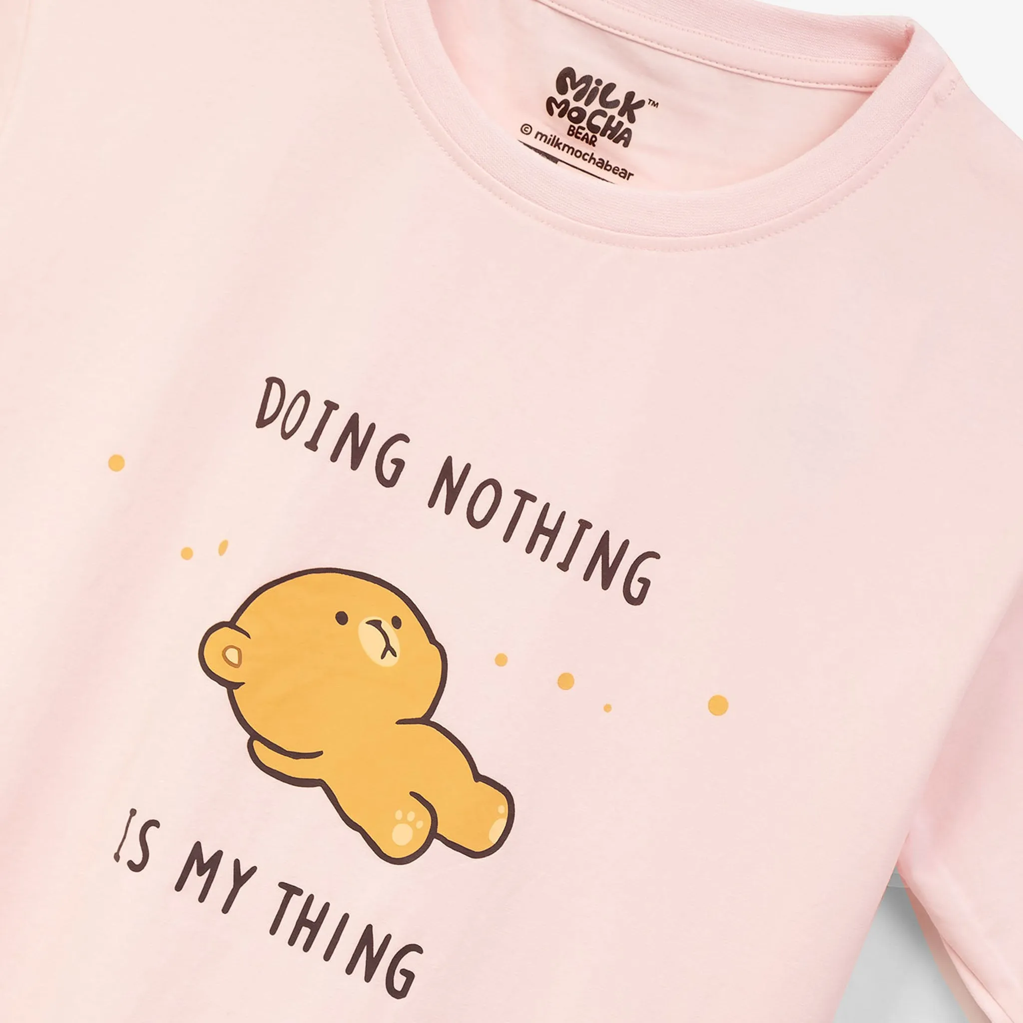 Doing Nothing T-Shirt sold by Milk Mocha Bear product image thumbnail 5