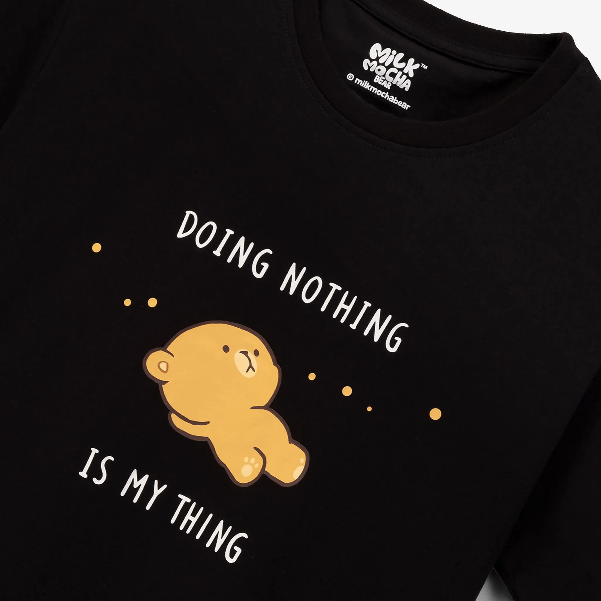 Doing Nothing T-Shirt sold by Milk Mocha Bear product image thumbnail 2