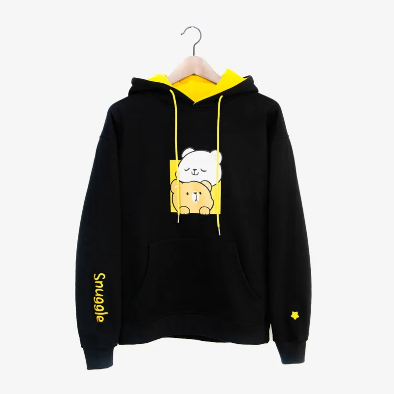 Snuggle Hoodies - Black sold by Milk Mocha Bear