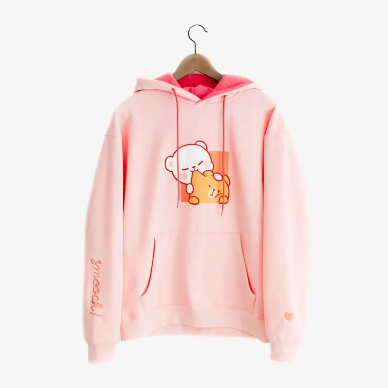 Smooch Hoodies - Pink sold by Milk Mocha Bear
