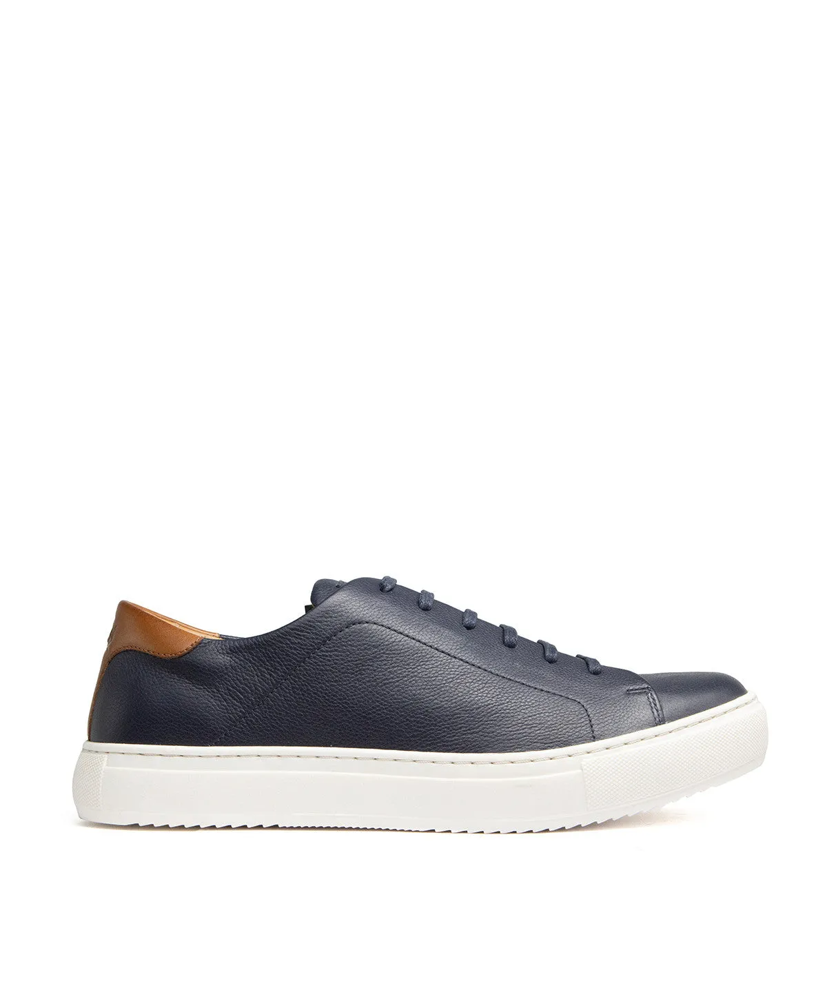 Sneakers MURPHY Grainé Marine sold by Finsbury