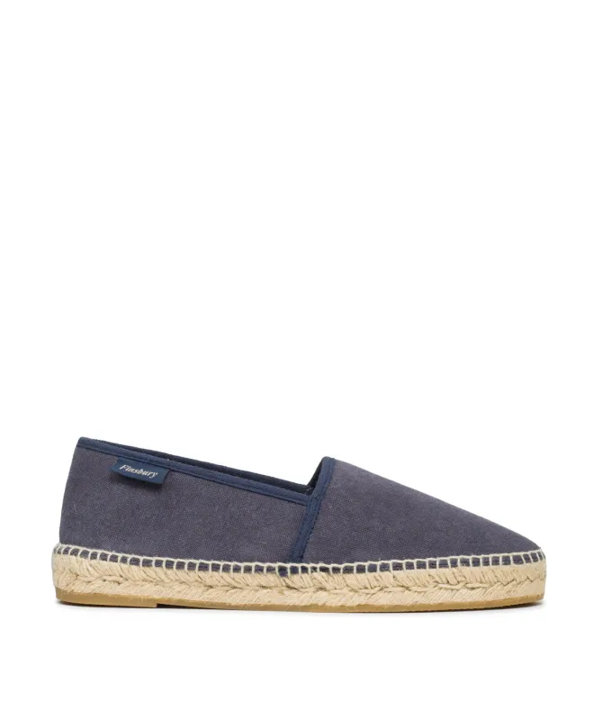 Espadrilles INDIANA Bleu Marine made by Finsbury