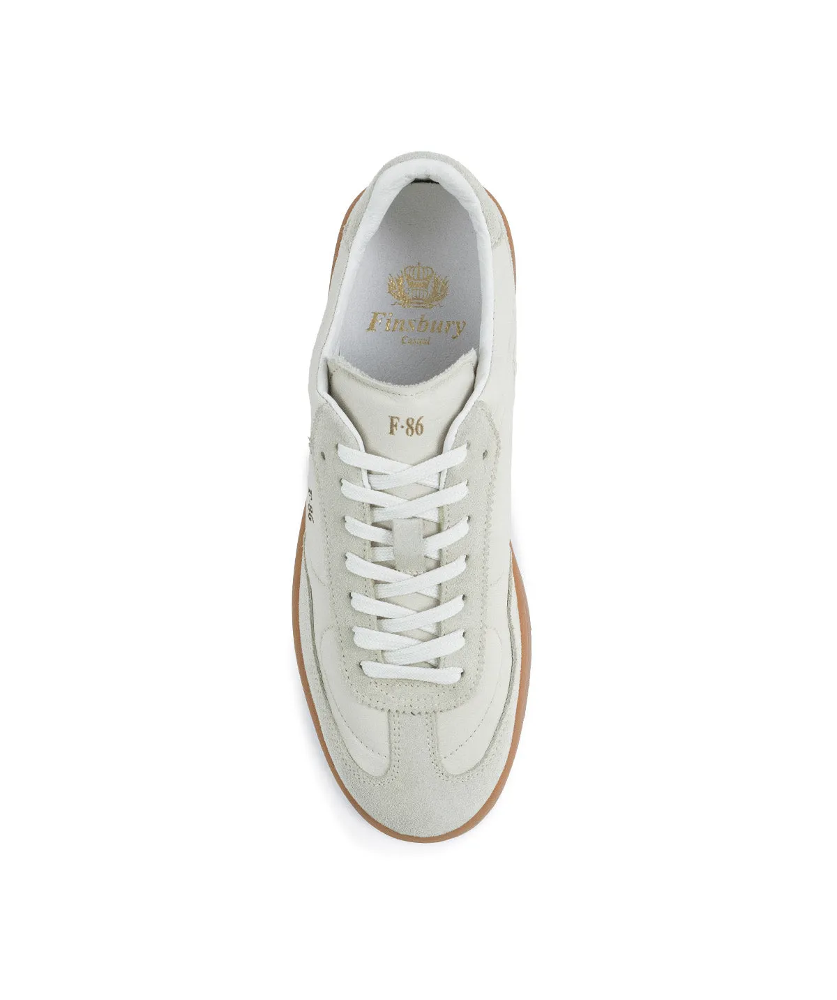 Sneakers JULES Blanc Bi Matière sold by Finsbury product image thumbnail 3