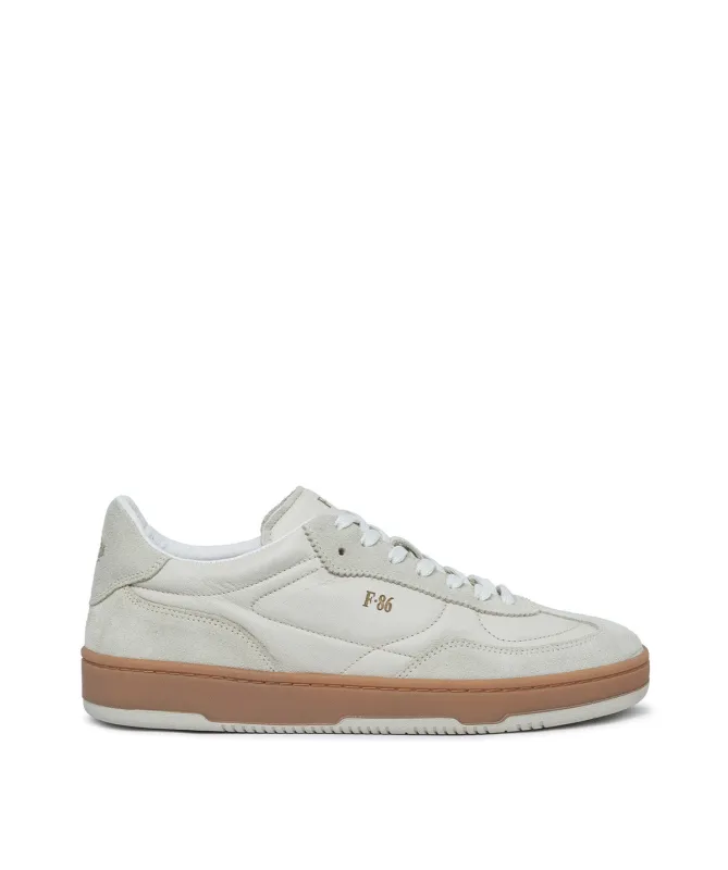 Sneakers JULES Blanc Bi Matière made by Finsbury