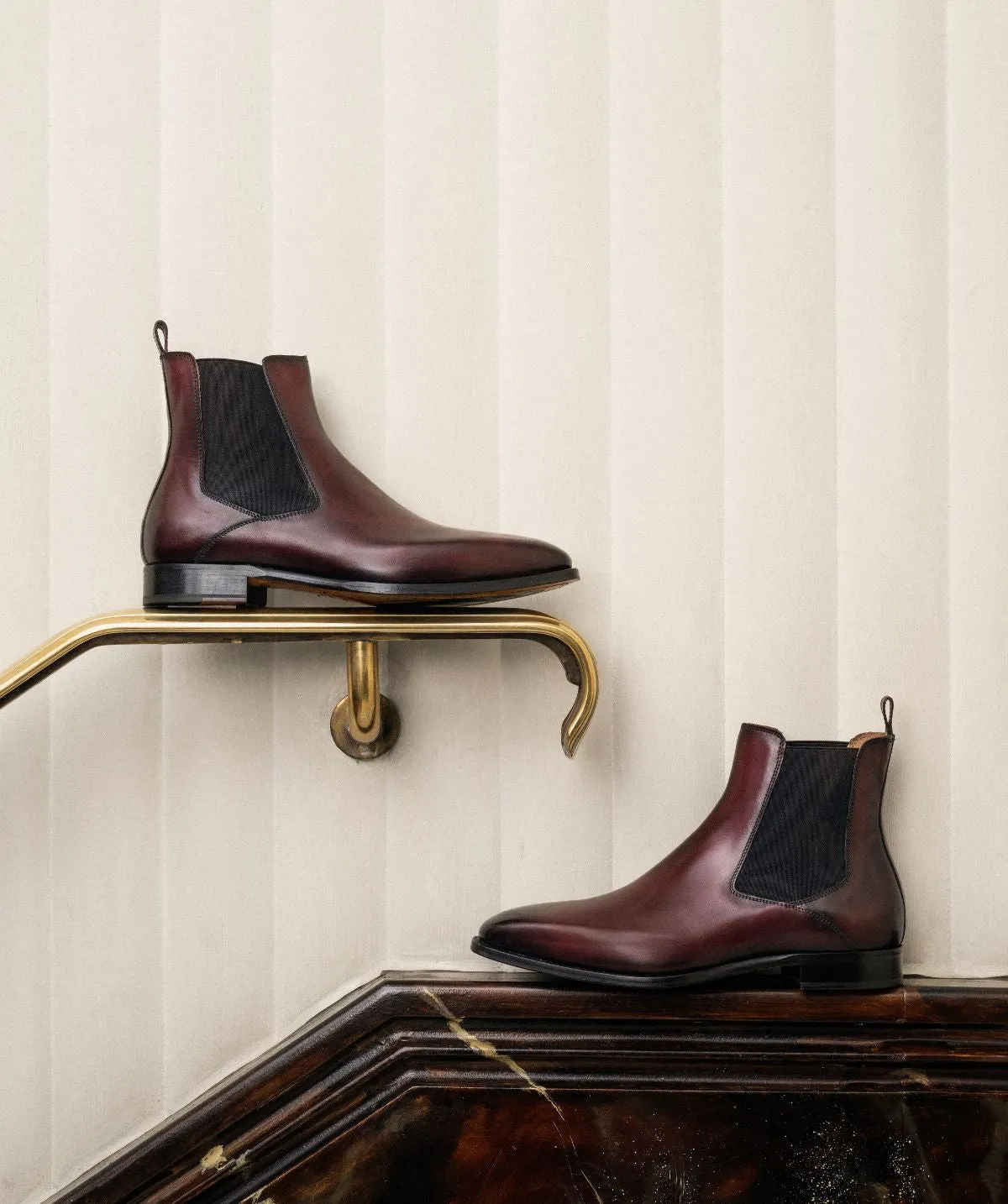 Bottines FIRENZE Bordeaux sold by Finsbury product image thumbnail 3