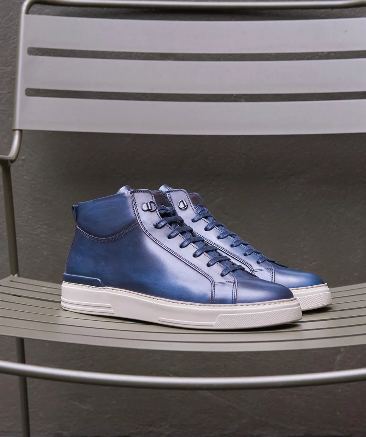 Sneakers Montante RIVA Bleu sold by Finsbury product image thumbnail 2