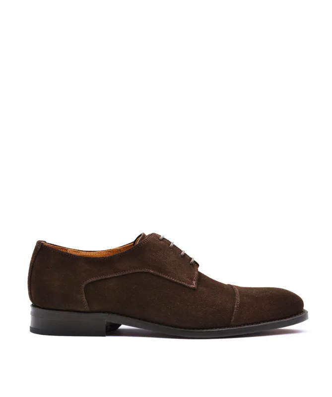 Derby ELVIS Daim Marron made by Finsbury