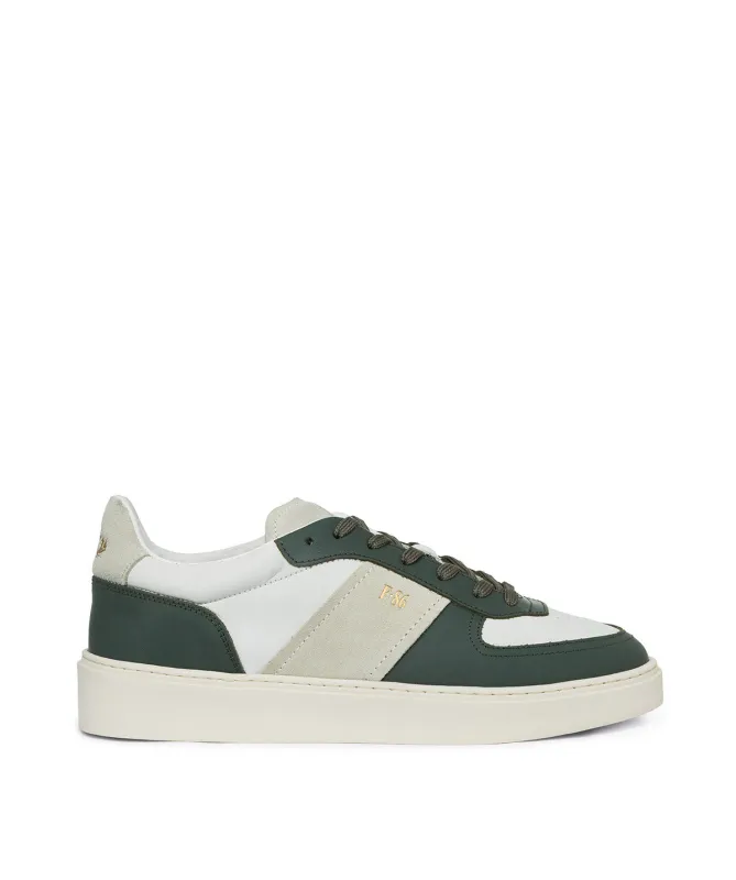 Sneakers ALEXIS Vert et Blanc made by Finsbury