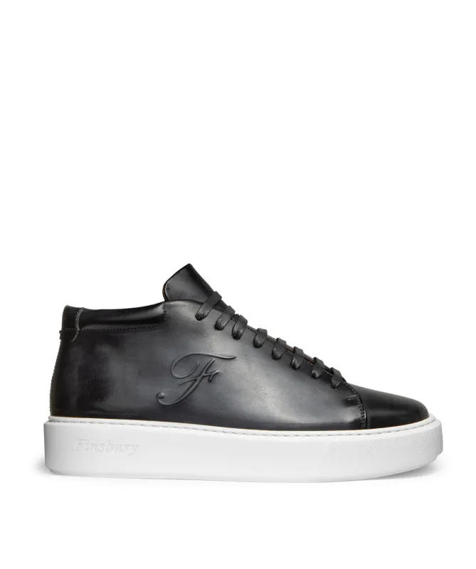 Sneakers Montante MODENA Gris Patiné made by Finsbury