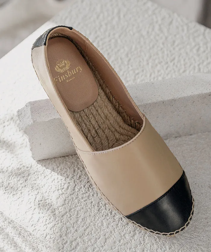 Espadrille IZIA Beige et Noir sold by Finsbury product image thumbnail 2