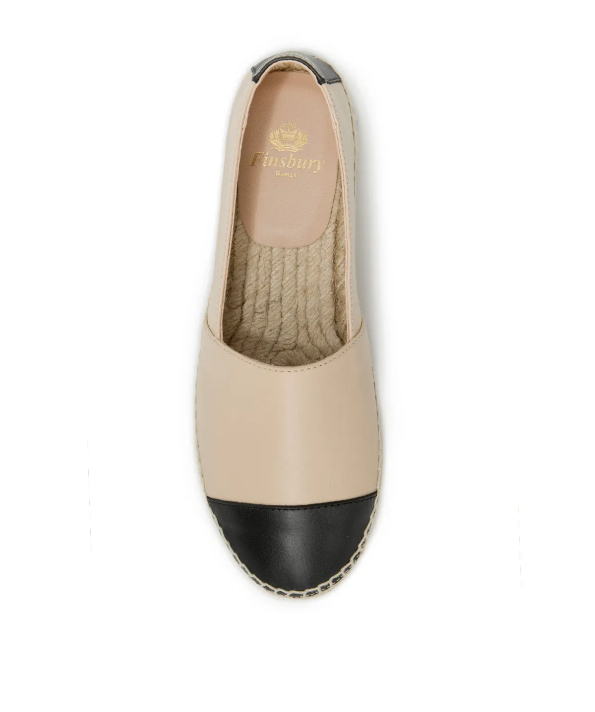 Espadrille IZIA Beige et Noir sold by Finsbury product image thumbnail 5