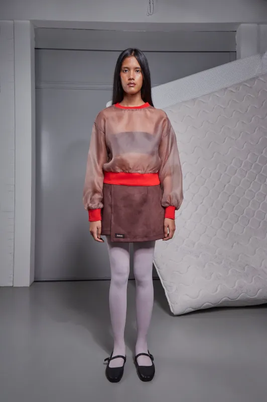 Juno Top in Coffee sold by SAAMR