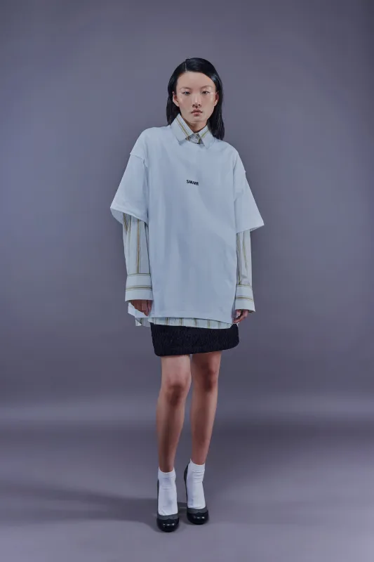 Magna Layer Tee - Yellow Striped Shirt sold by SAAMR