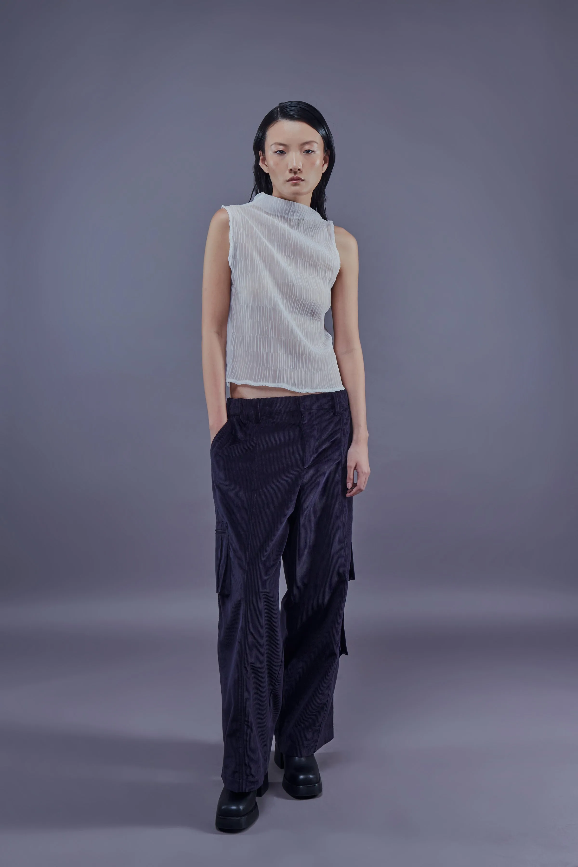 Mason Purple Pants sold by SAAMR