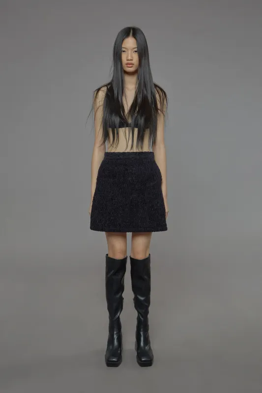 Wool Mini Skirt sold by SAAMR
