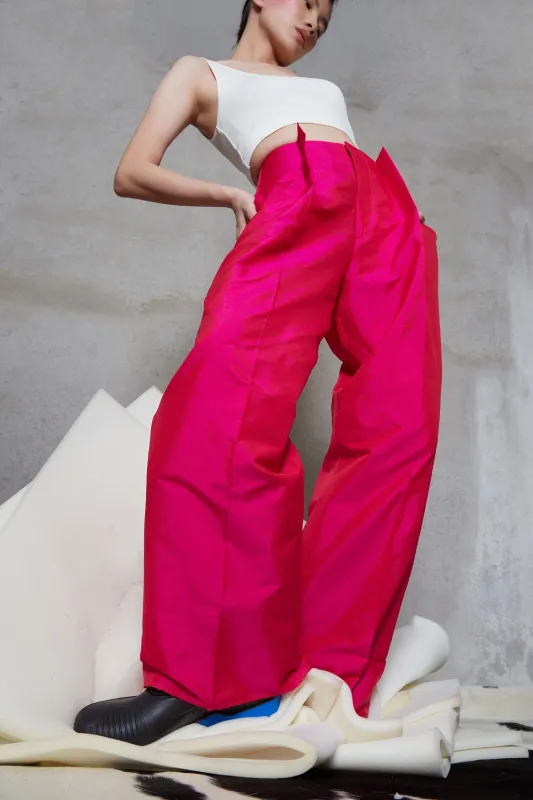 Sharp Magenta Pants sold by SAAMR