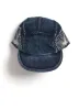 FUROSHIKI | Embroidered 10oz Denim Camp Cap | Indigo sold by Hansen Garments