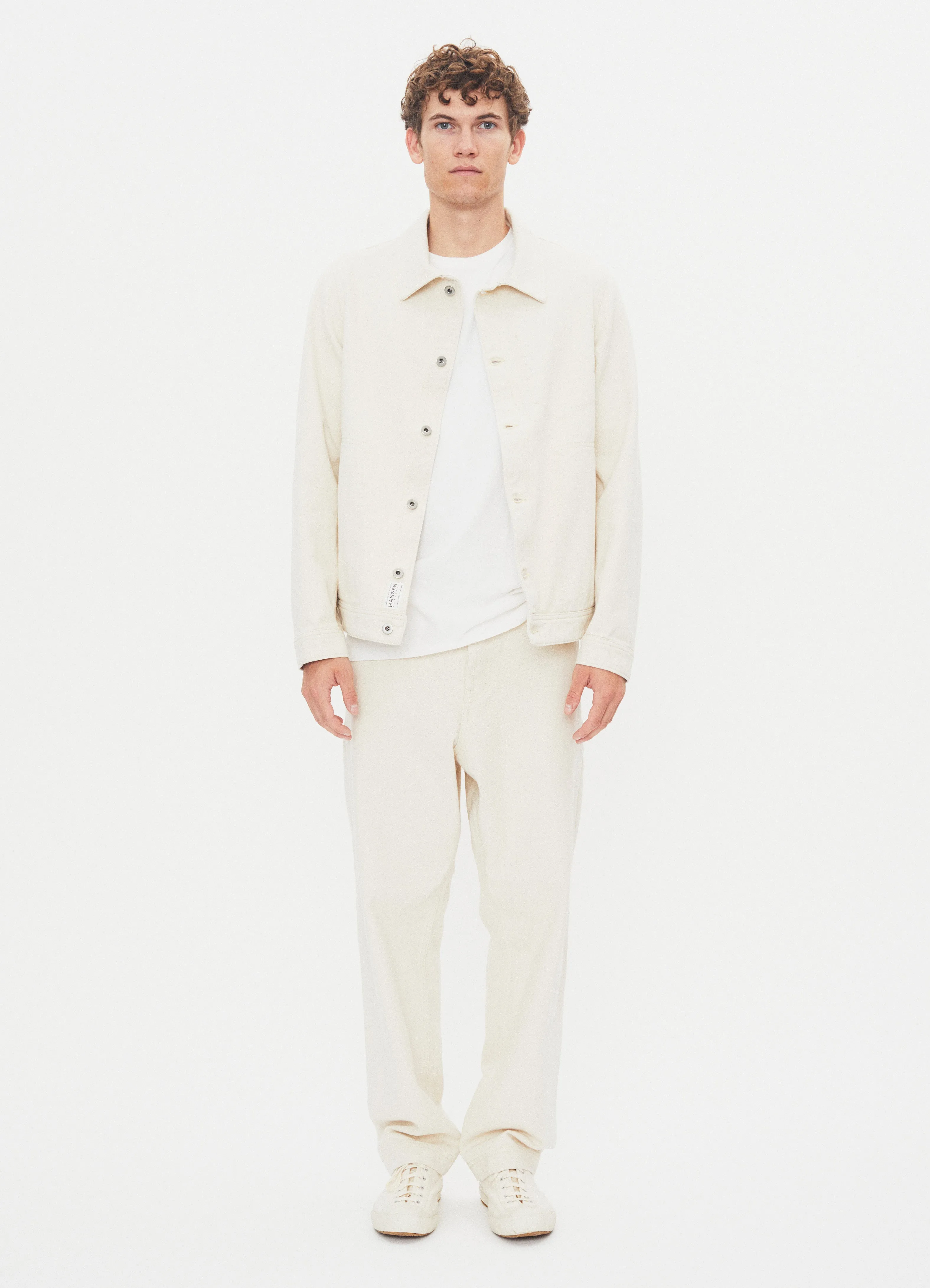 COSMO 31-26-1 | Casual Workwear Jacket | Ecru sold by Hansen Garments product image thumbnail 2