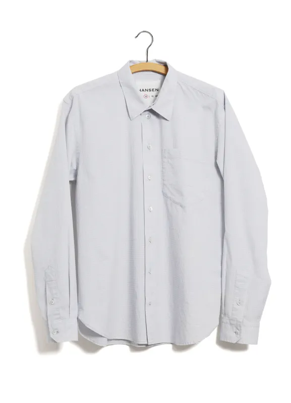RAYMOND 31-32-5 | Loose Cut Shirt | Silver sold by Hansen Garments