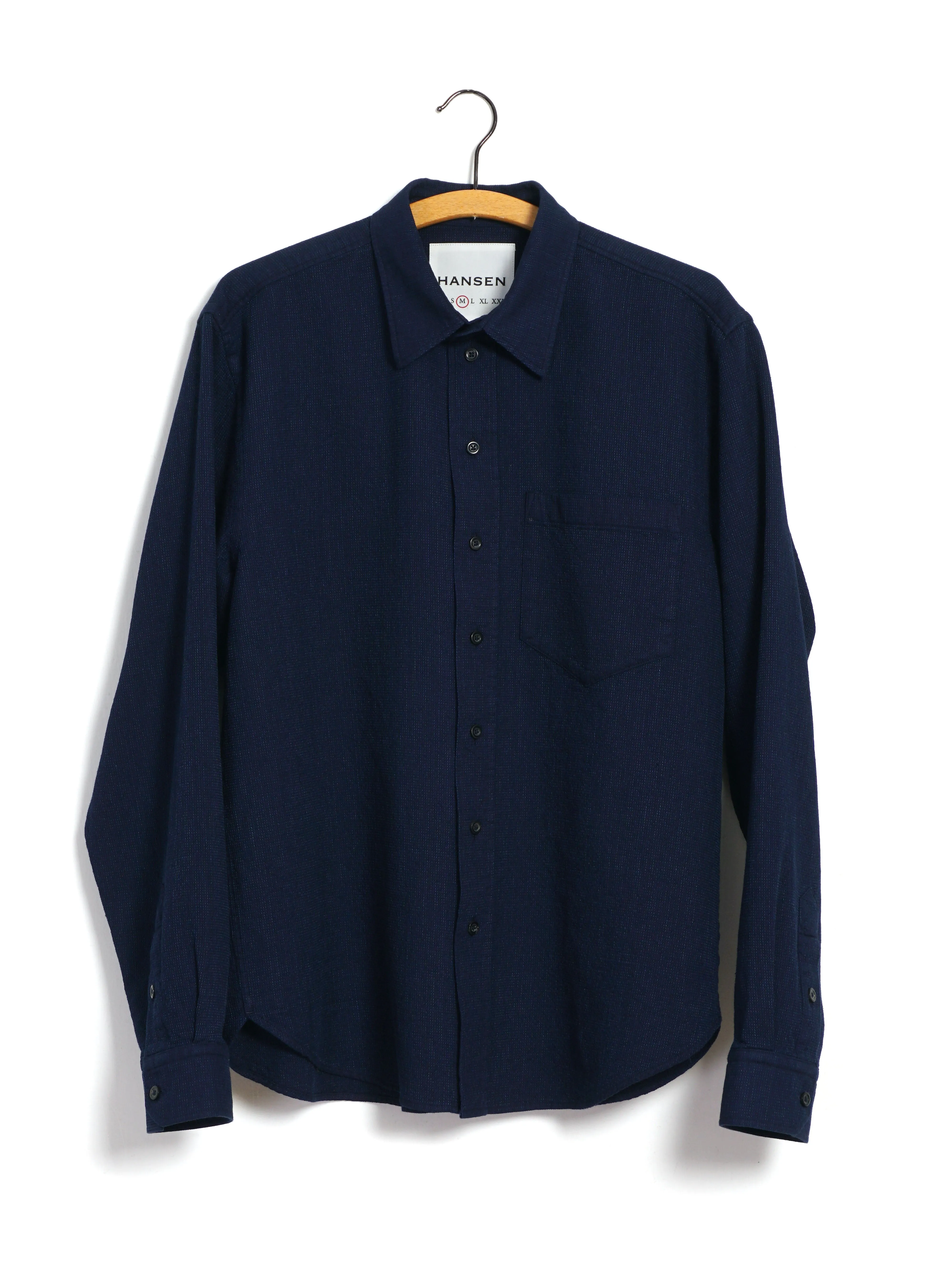 RAYMOND 31-20-4 | Loose Cut Shirt | Real Indigo sold by Hansen Garments