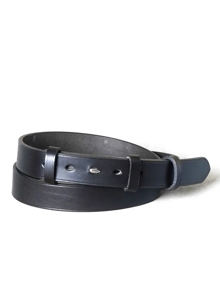ARCHITECT | Steel Hook Leather Belt | Black/Palladium sold by Hansen Garments