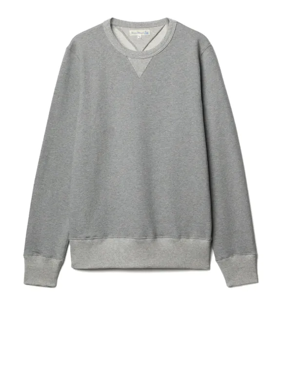 GOOD ORIGINALS | Loopback Fleece Sweatshirt | Grey Melange sold by Hansen Garments