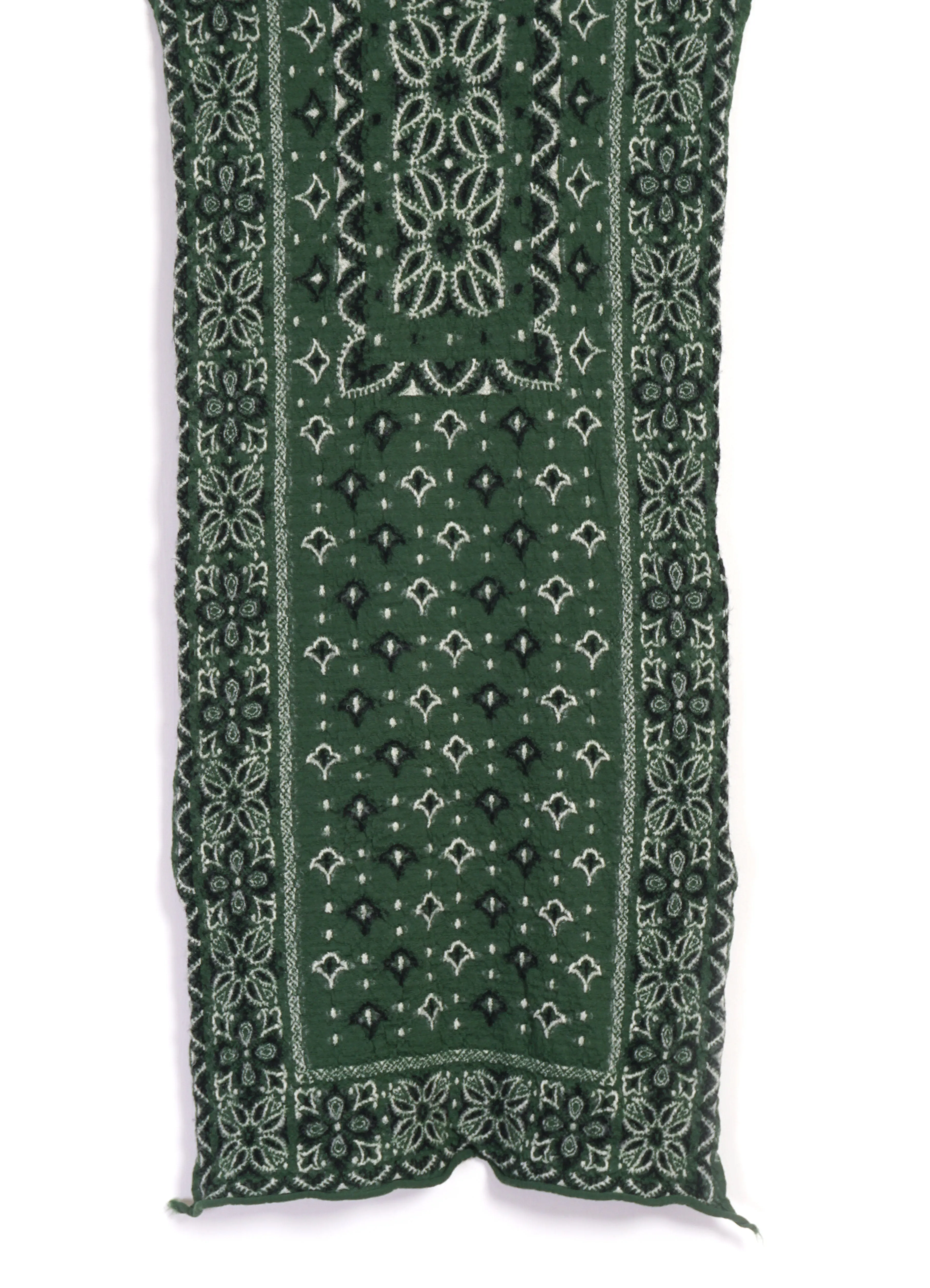BIG MAMA BANDANA | Compressed Wool Scarf | Green sold by Hansen Garments product image thumbnail 2