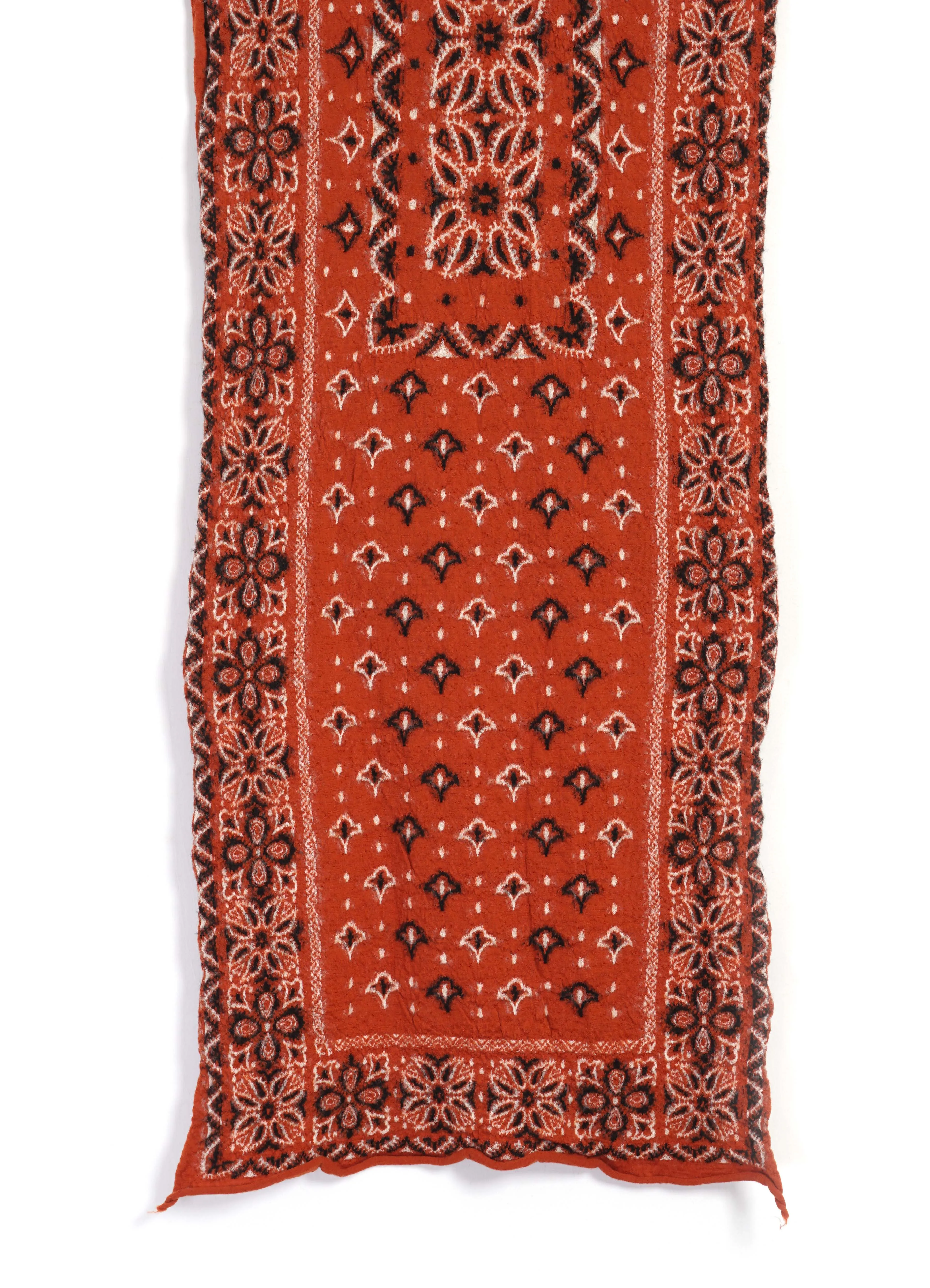 BIG MAMA BANDANA | Compressed Wool Scarf | Orange sold by Hansen Garments product image thumbnail 2