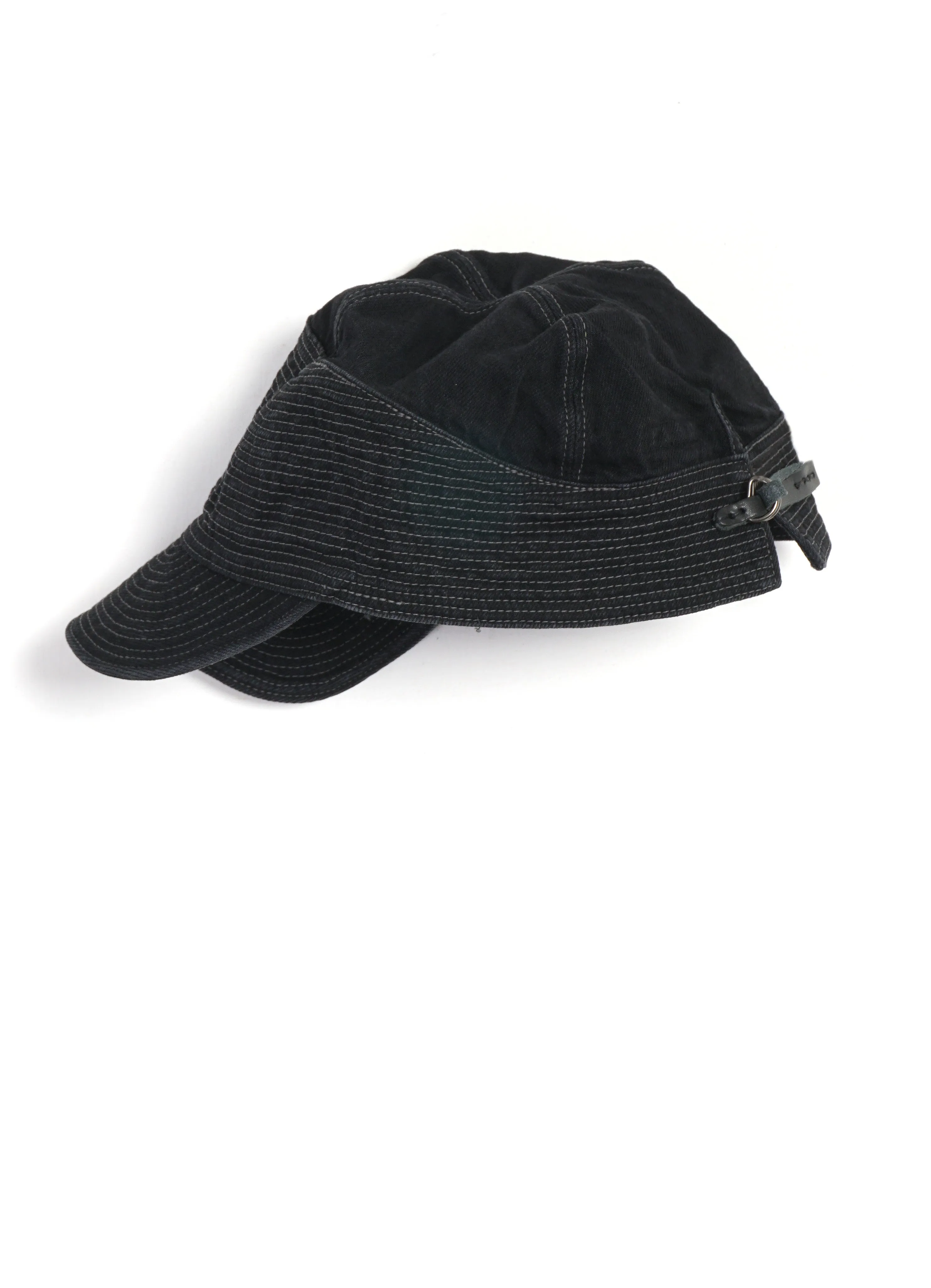 THE OLD MAN AND THE SEA | 11.5oz Denim Cap | Black sold by Hansen Garments product image thumbnail 2