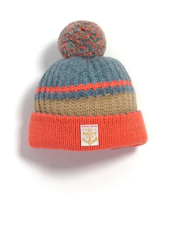 3g Wool Cable Knit Cap | Flash Pink sold by Hansen Garments