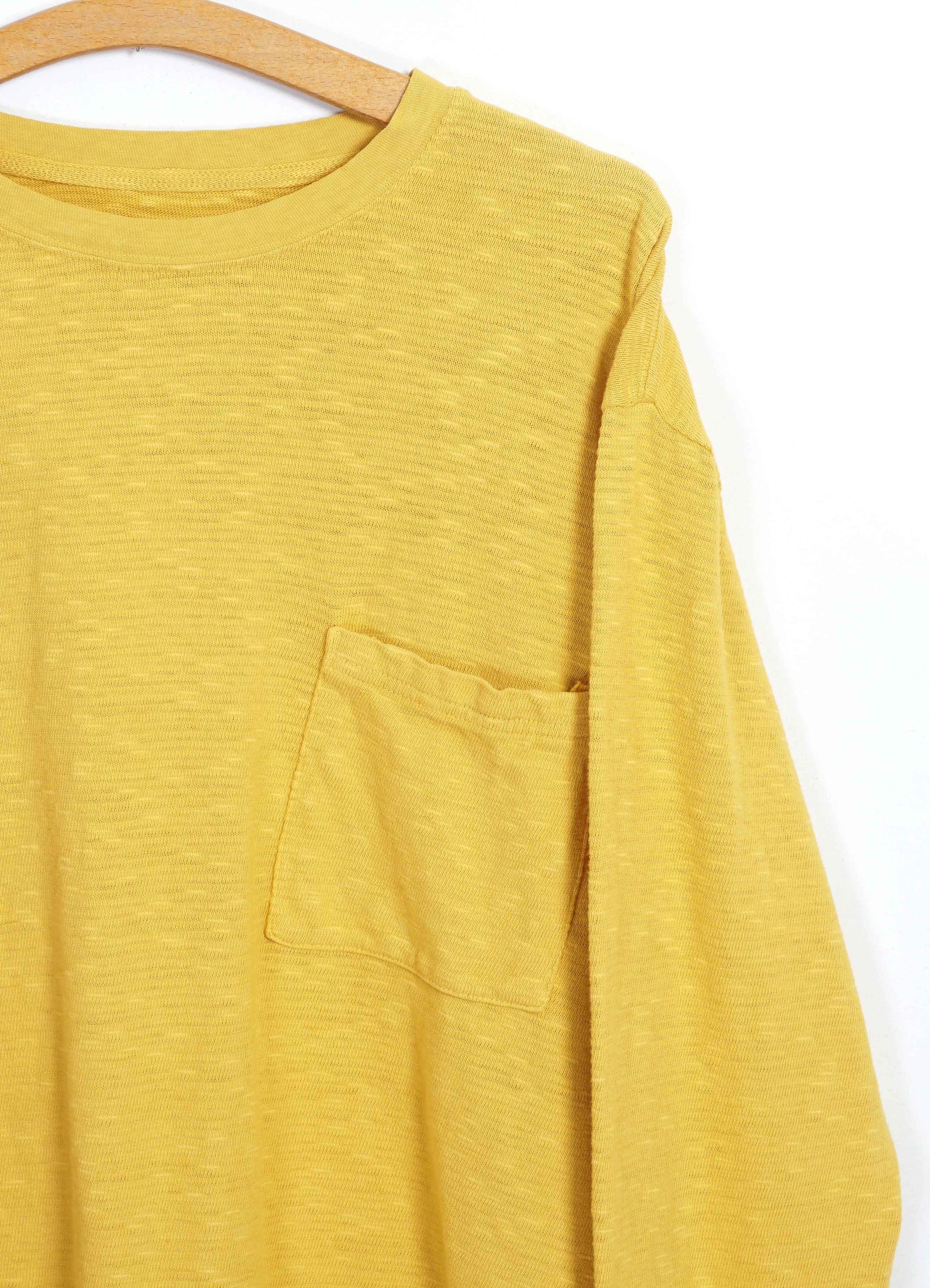 AMUSE | Long Sleeve Pocket T | Yellow sold by Hansen Garments product image thumbnail 2