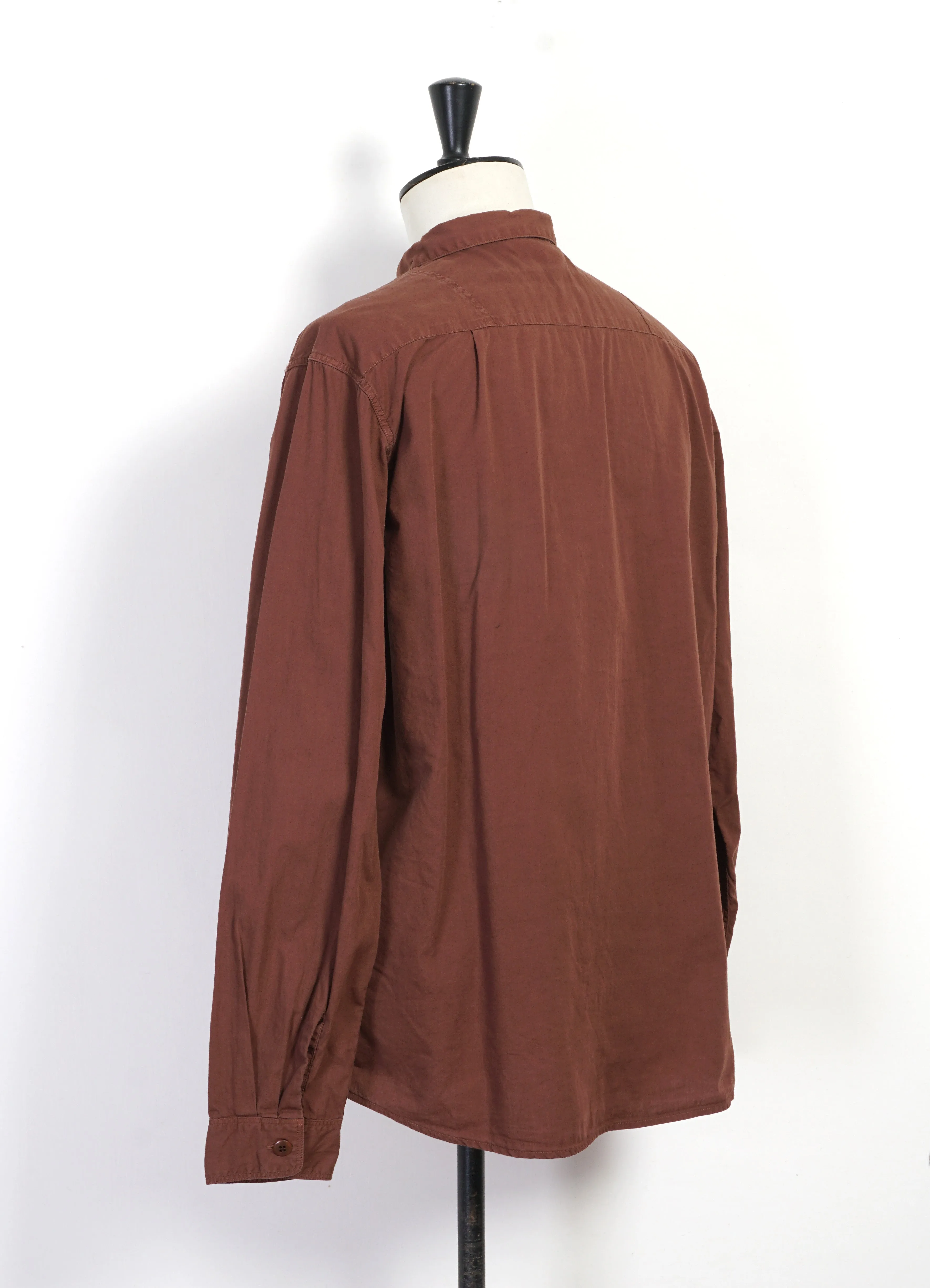 BROAD CLOTH | Anorak Shirt | Brown sold by Hansen Garments product image thumbnail 3
