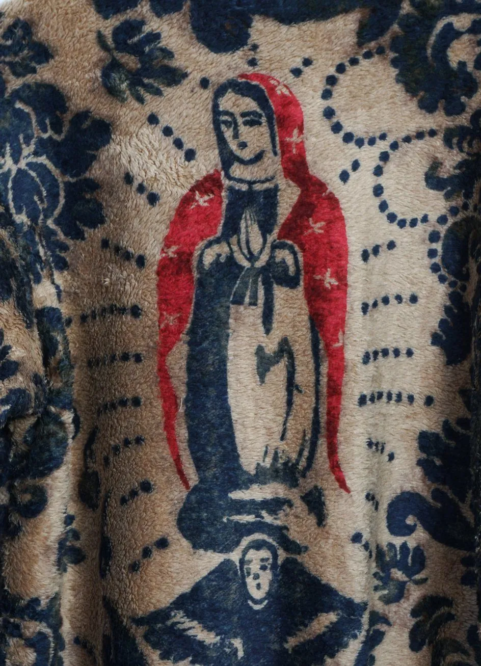 DAMASK | Virgin Mary Zip Fleece | Beige sold by Hansen Garments product image thumbnail 5