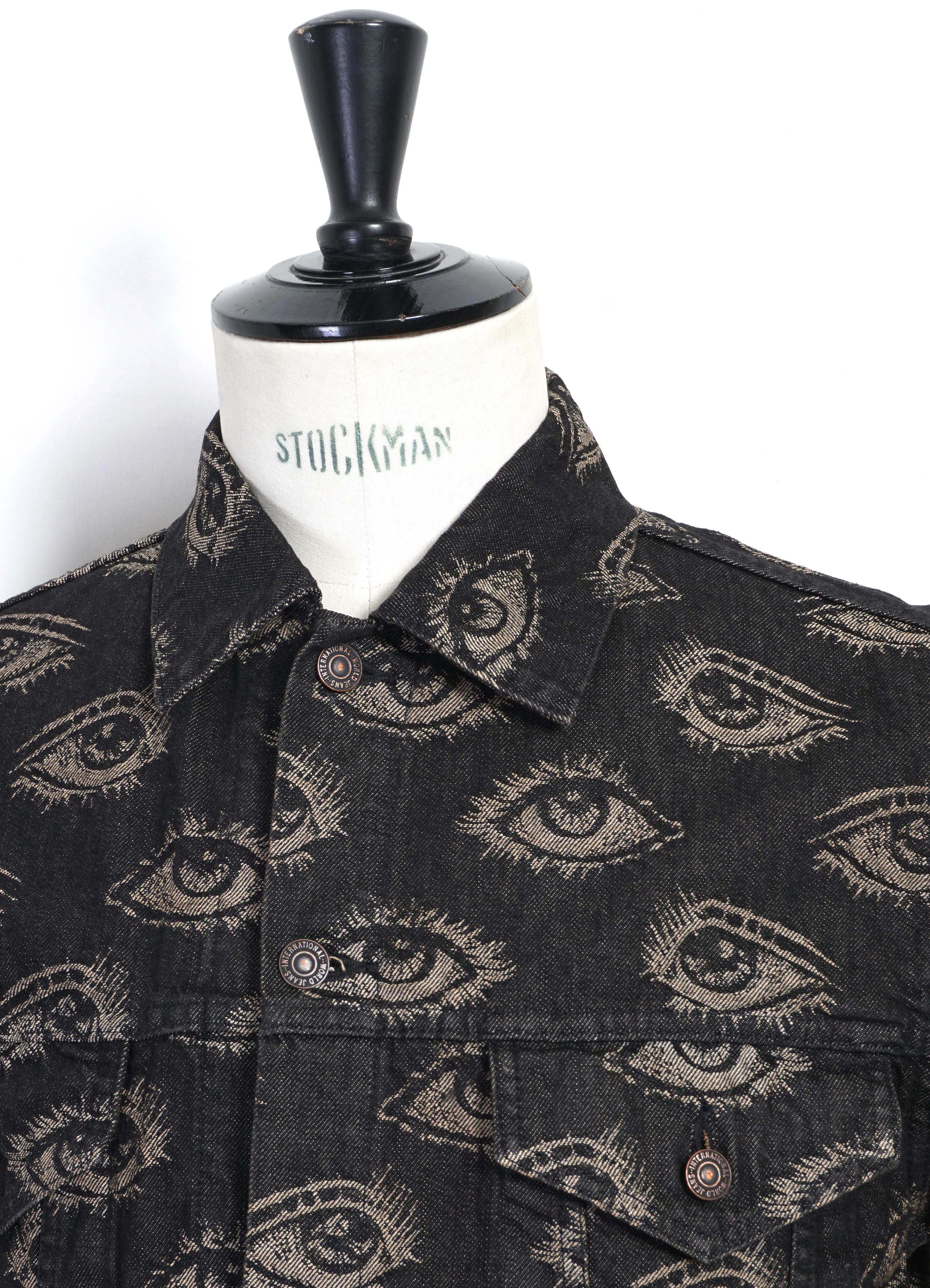 SPEAKEASY | 12oz Denim 3rd Jacket | Black sold by Hansen Garments product image thumbnail 2