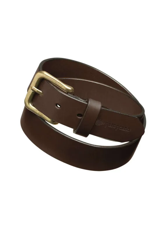 BROWN LEATHER BELT | PAPA sold by Hansen Garments