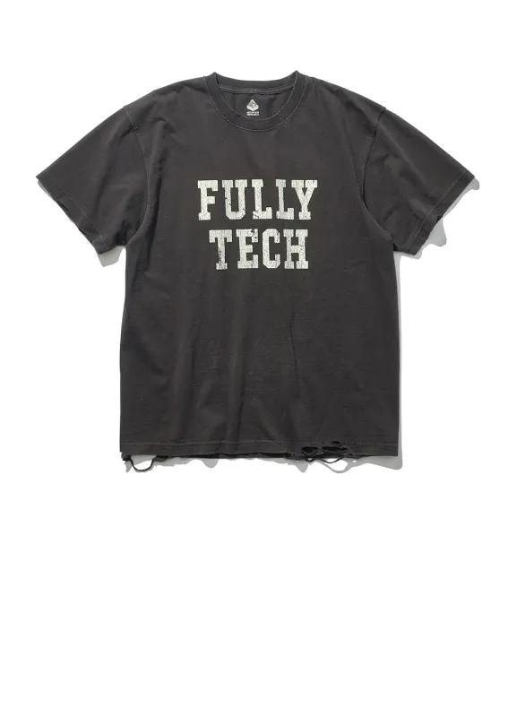 FULLY TECH | Distressed Mountaineers T-shirt | Black sold by Hansen Garments