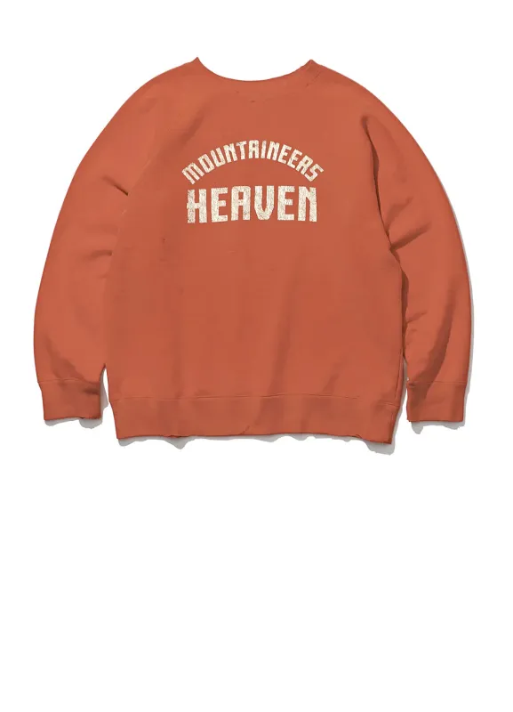 MOUNTAINEERS HEAVEN | Damaged Crewneck Sweatshirt | Carrot sold by Hansen Garments