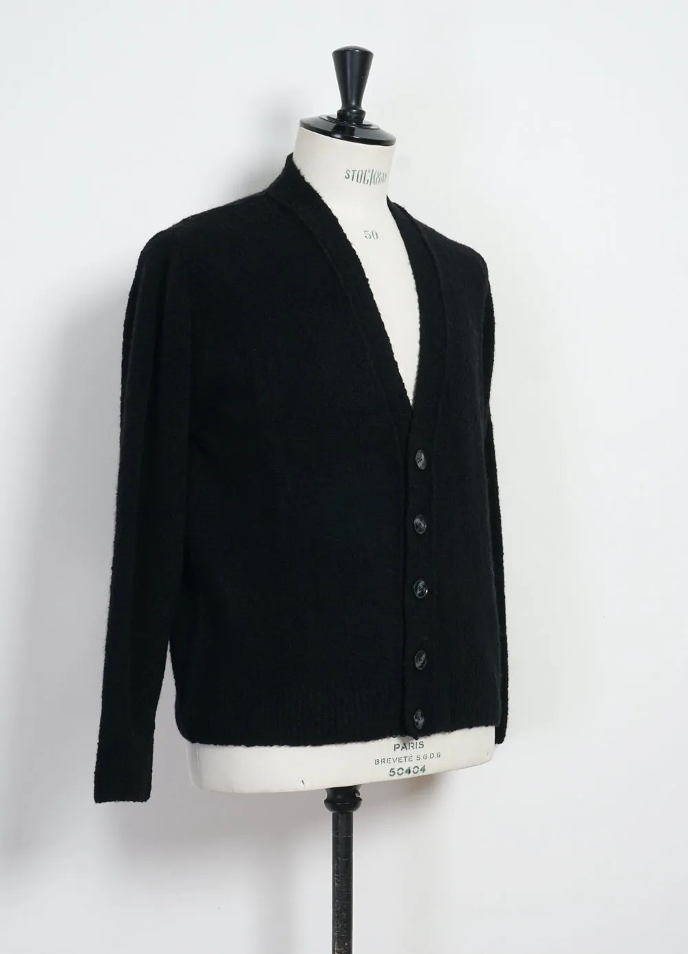 LEANDER 30-08-2 | Classic Cardigan | Black sold by Hansen Garments product image thumbnail 4