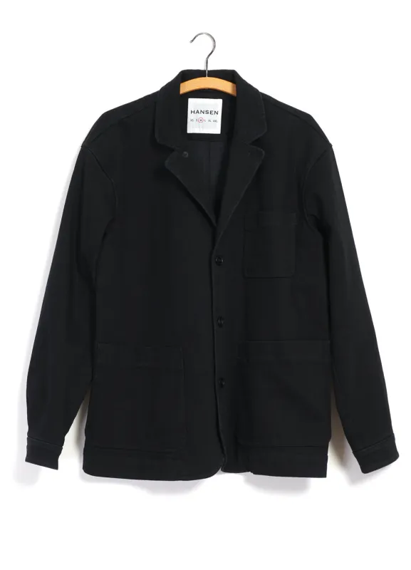 MALVIN 30-95-2 |  Loose Cut Blazer | Black & Grey sold by Hansen Garments