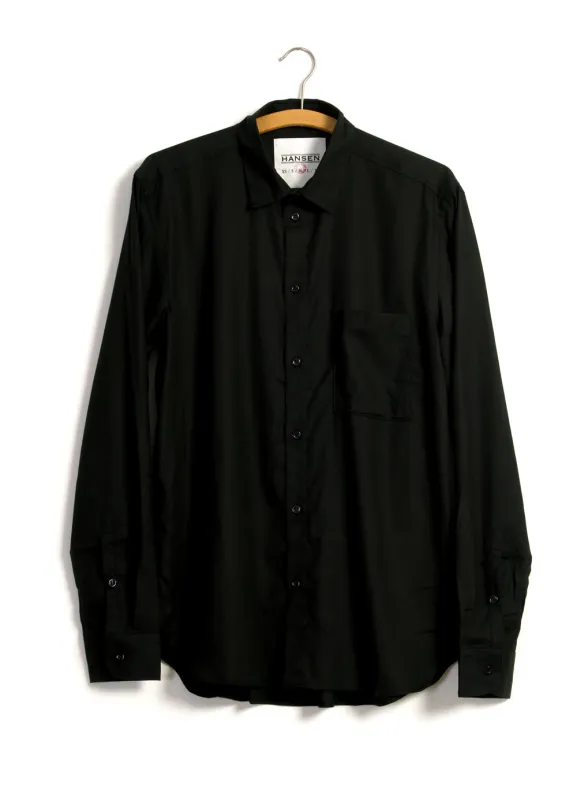 HENNING 10-10-2 | Casual Classic Shirt | Black sold by Hansen Garments